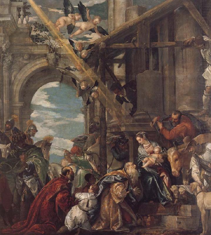 Paolo  Veronese THe Adoration of the Kings china oil painting image